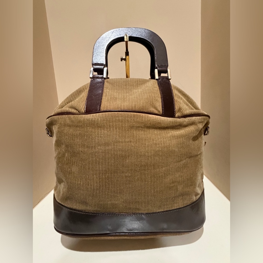 Fendi Corduroy Vintage Handbag -Please Read for Condition